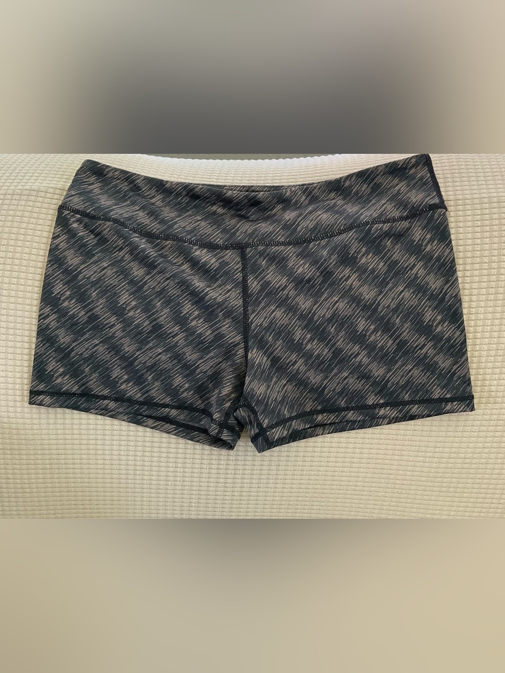 Women's Heathered Black Performance Shorts